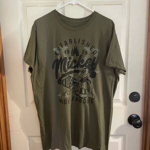 Disney Olive Graphic Tee for Men